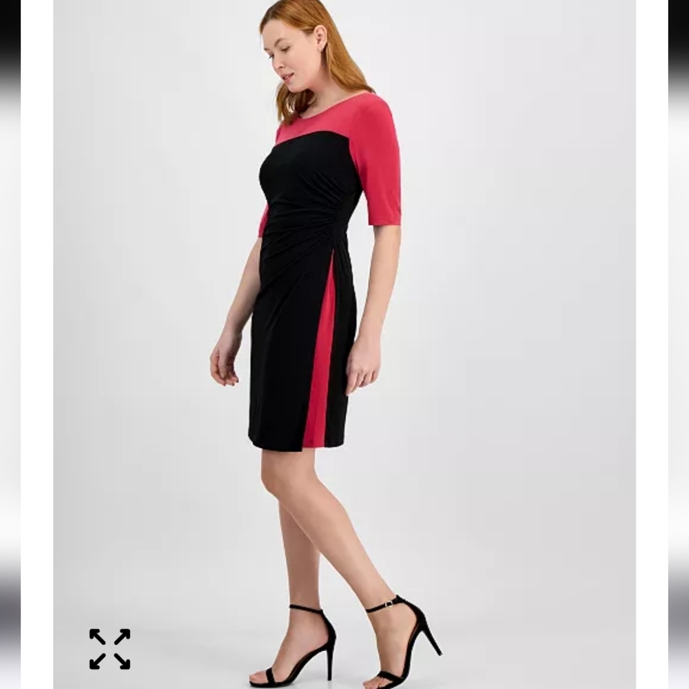 Connected Women Elbow-Sleeve Sheath Dress Sz 22W Plus NWT Cocktail Business